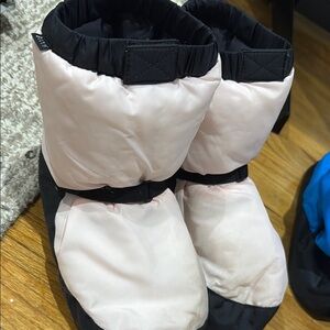 Pink and Black ballet booties used but an amazing condition